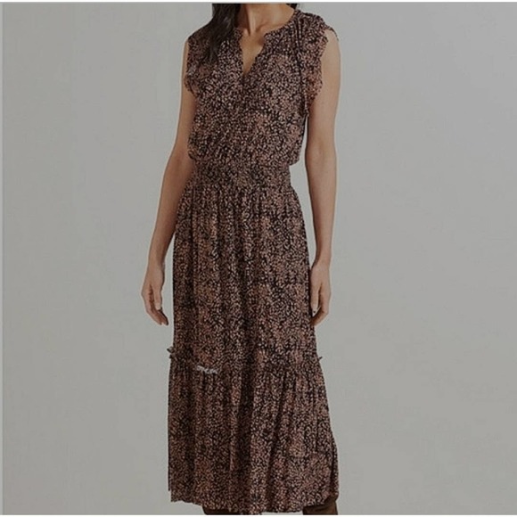 Roan and Ryan Peasant/Hobo  Emberly Dress size Medium #1140 - Picture 3 of 10